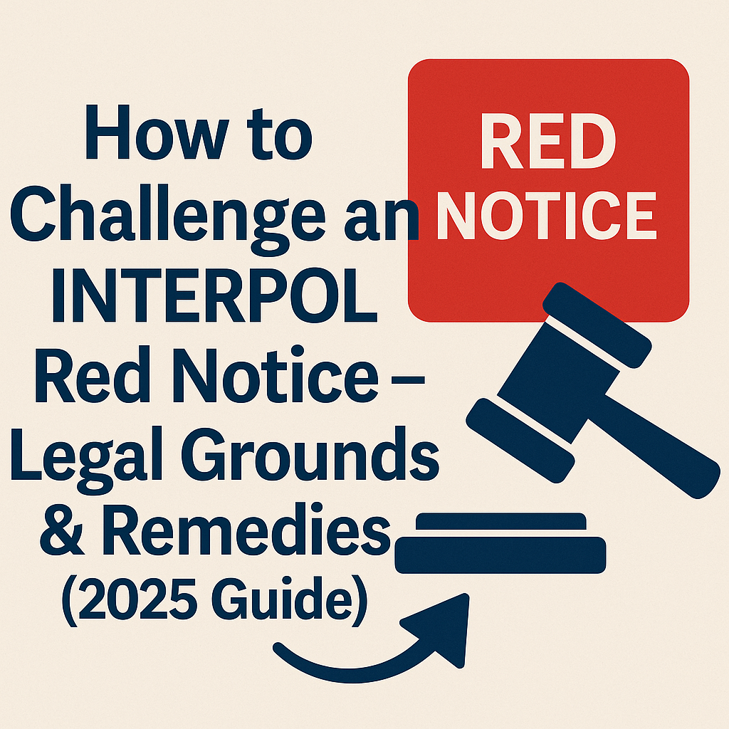 INTERPOL Red Notice legal challenge explained visually