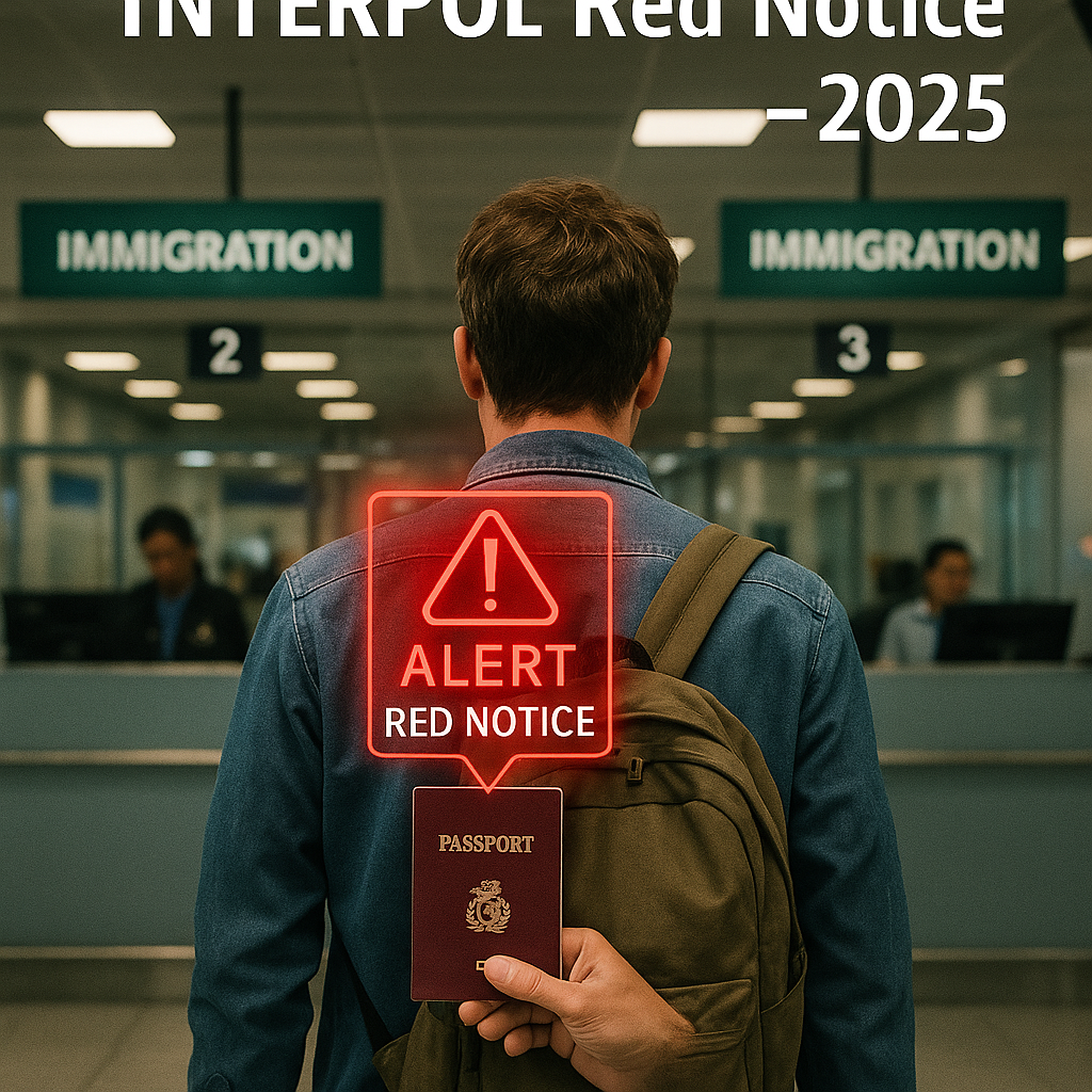 Traveler flagged by INTERPOL Red Notice at airport