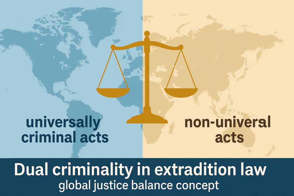 Dual criminality in extradition law