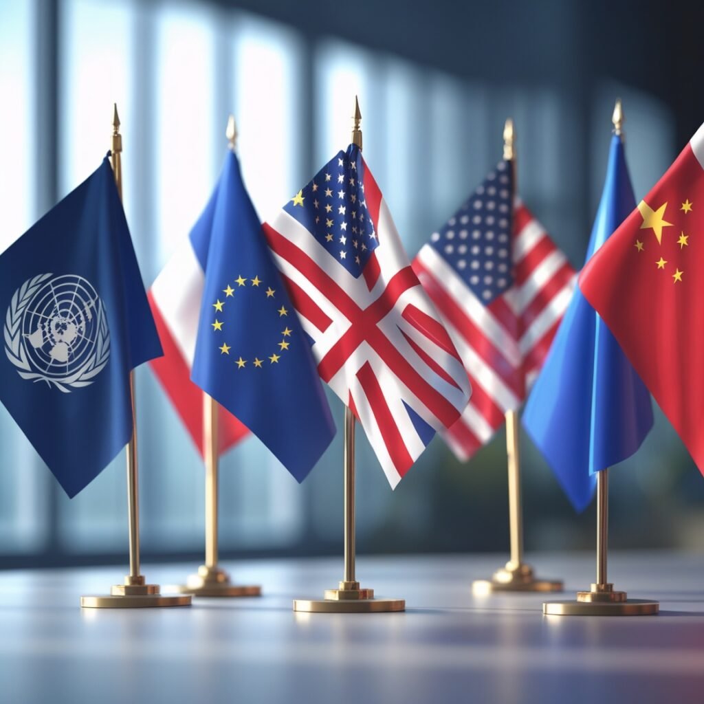 Political offense exception in extradition law with international flags in the background.