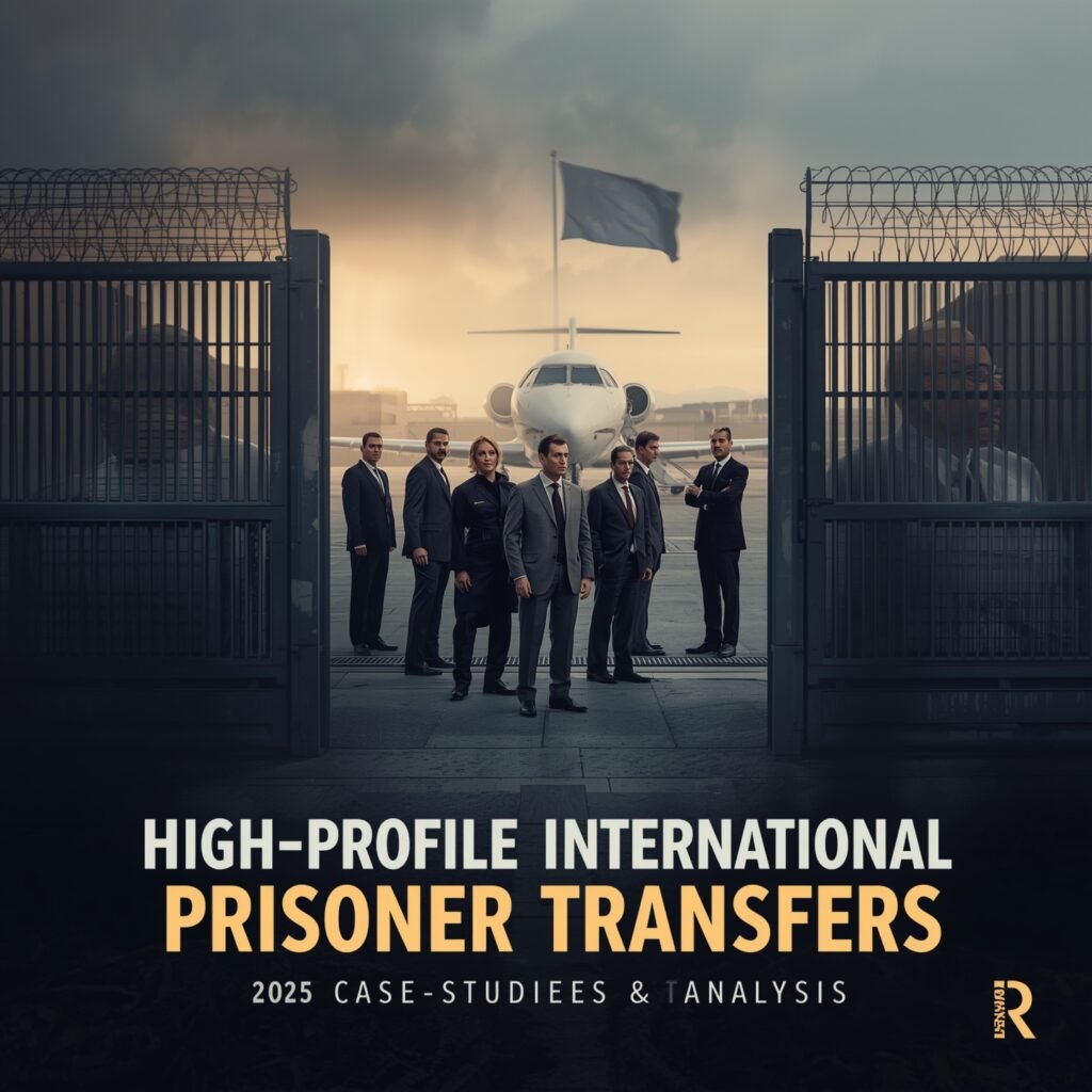 Diplomats symbolizing high-profile international prisoner transfers and diplomatic negotiations for a 2025 case study